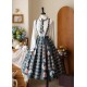 Forest Wardrobe Persimmon Orange Cat Blouse Vest and Skirt(Full Payment Without Shipping)
